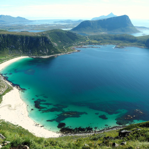 Haukland - možno najkrajšia európska pláž