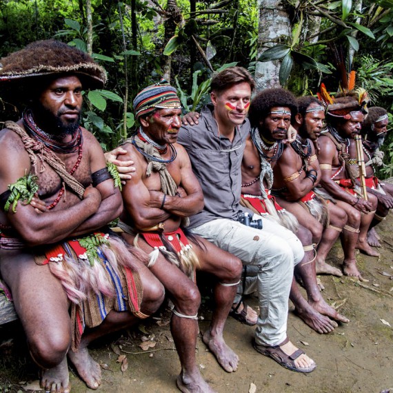 Návštěva místního kmene