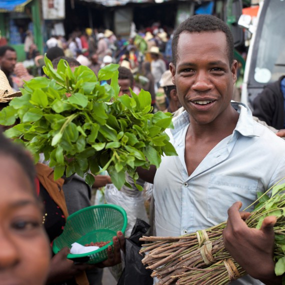 Na místním trhu nakoupíte vše v bio kvalitě