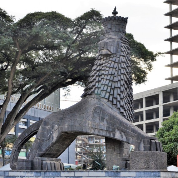 V Etiopii vás přivítá lev, symbol staré šalamounovské dynastie 