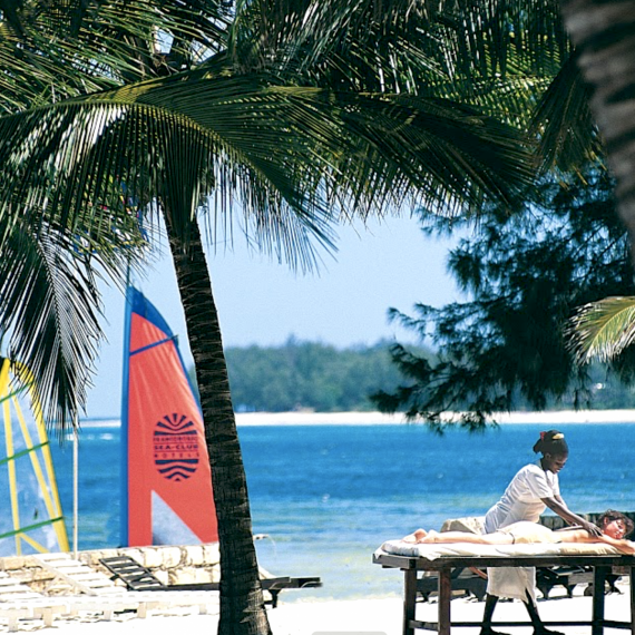 pláž hotelu Sandies Tropical Village, Malindi