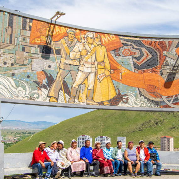 Pozůstatky socialistických budovatelských