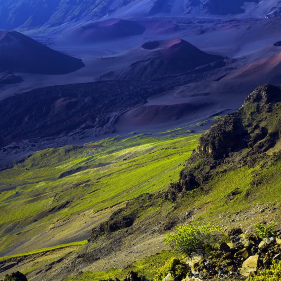 Sopečné vnitrozemí Maui