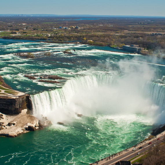 Niagarské vodopády - Podkova (Horseshoe), hlavní vodopád Niagary