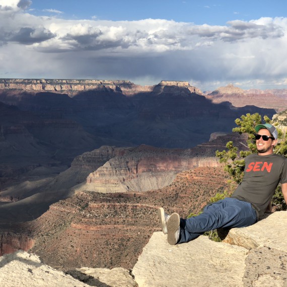 Výhledy na Grand Canyon v Arizoně 