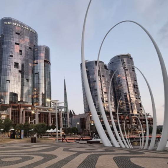 Nejluxusnější hotel Ritz Carlton v Perthu s moderním uměním