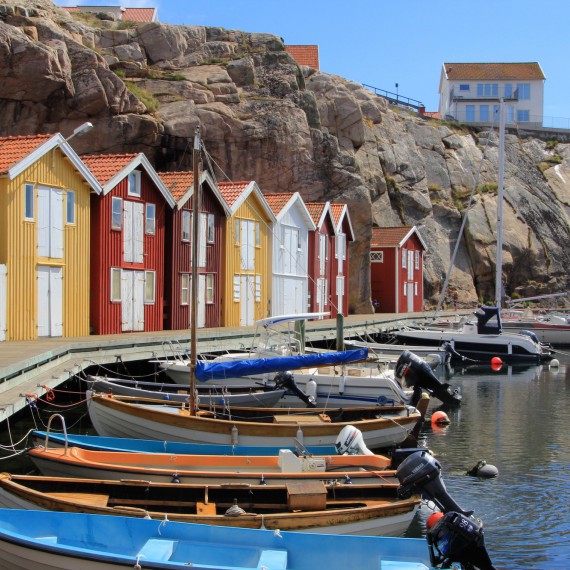 Barevné pobřeží Skandinávie 