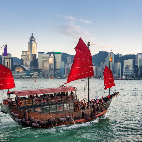 Z Macaa do Hongkongu se přesuneme lodí