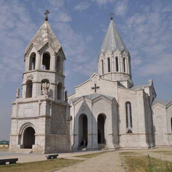 Katedrála Krista Spasitele v Šuše v Náhorním Karabachu.