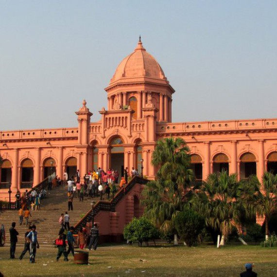 Ahsan Manzil - růžový palác vládců Dháky