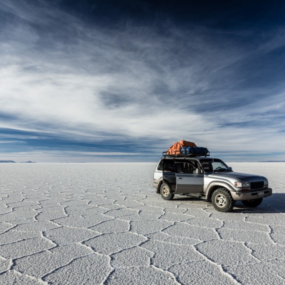 Salar de Uyuni – bílá solná planina