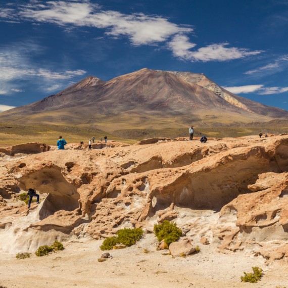 Cestou do městečka San Pedro de Atacama