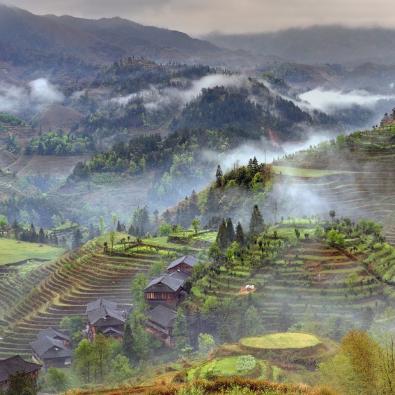 Nejslavnější rýžové terasy říše středu Longshenk Longji