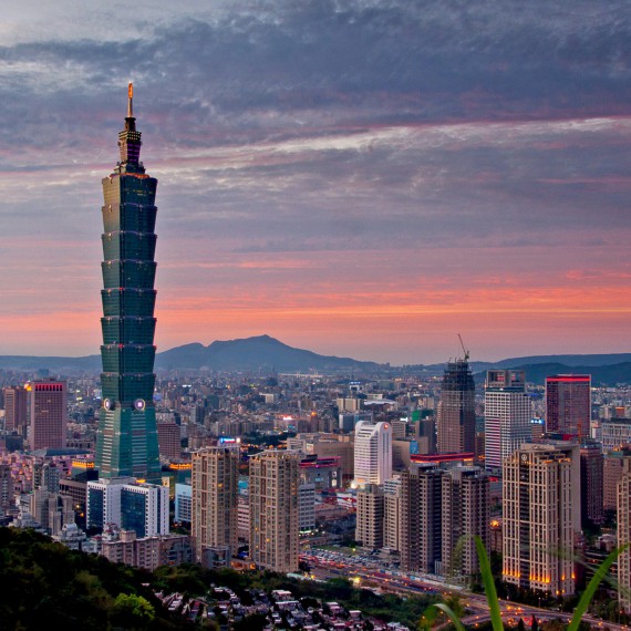 Taipei, hlavní město čínské provincie, která se v roce 1949 odtrhla od Číny