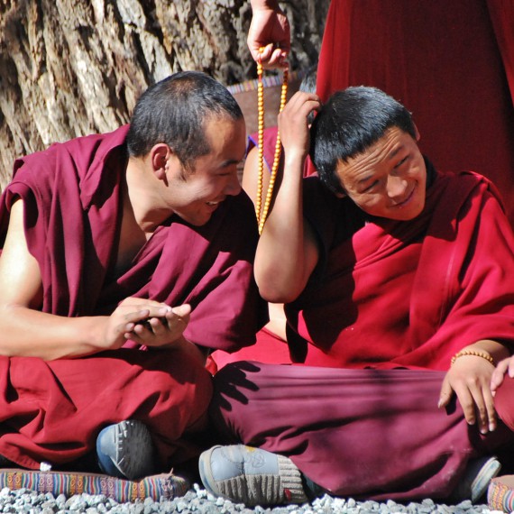 Navštívíme mnichy v klášteře