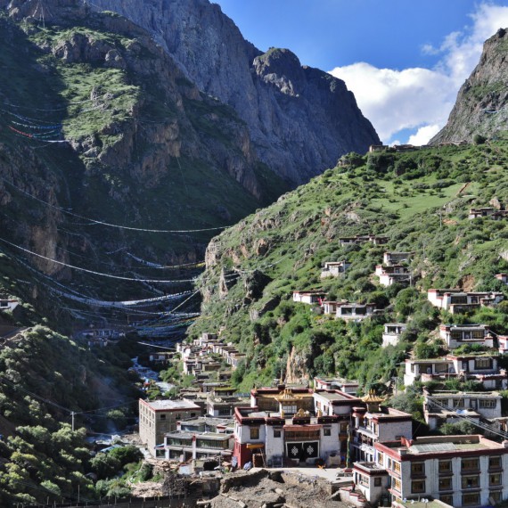 Malé tibetské vesničky 