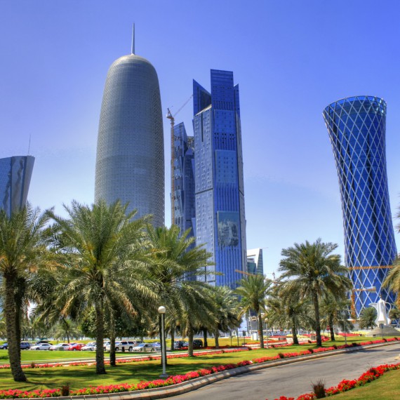 Výhledy na moderní Dohu