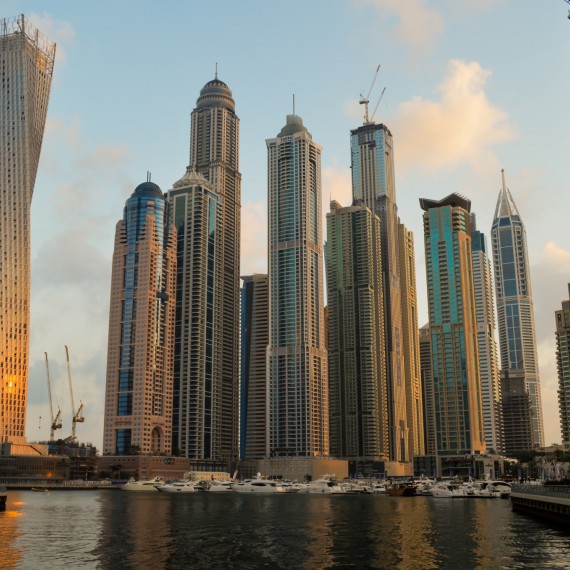 Jachtový přístav v Dubai Marina