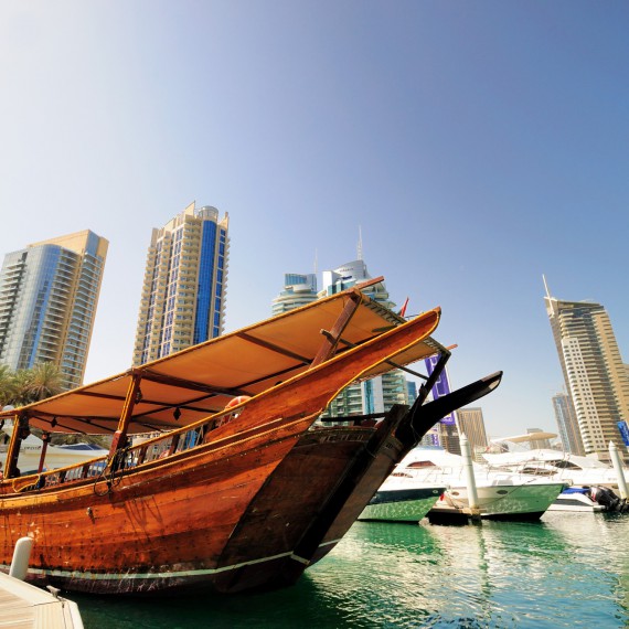 Projížďka na lodi po Perském zálivu