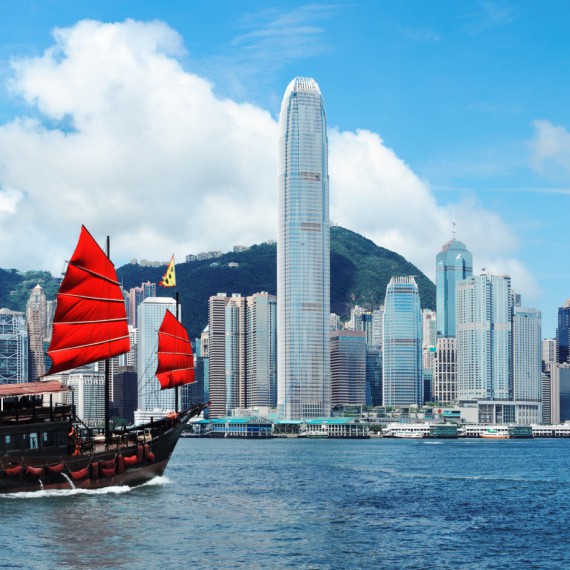 Projížďka lodí po Hongkongu