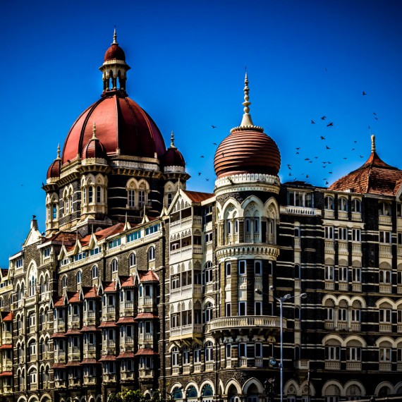 Koloniální hotel Taj v Bombaji