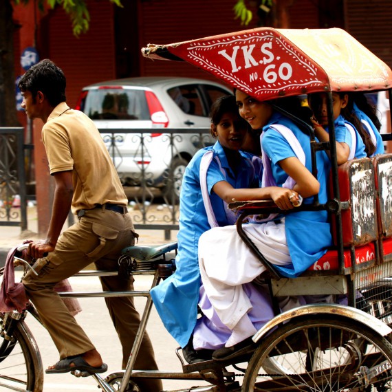 Staré Dillí si projedeme na rikšách