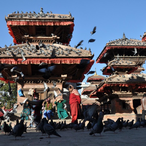 V uličkách starověkého Káthmandu