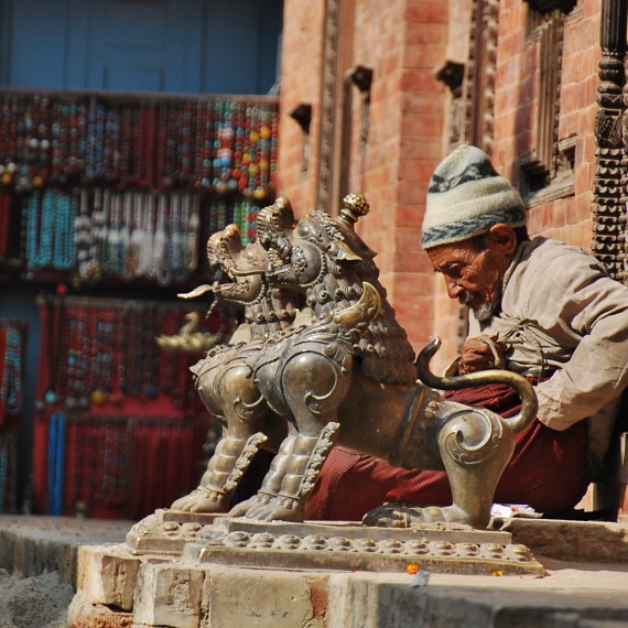 Uličky královského Káthmándú
