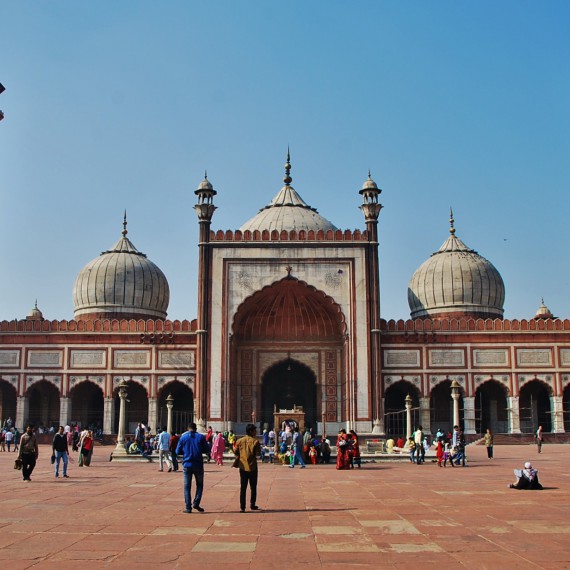 Uvidíme největší a nejkrásnější mešitu celé země - Jama Masjid