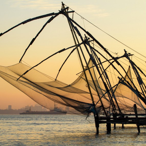 Městečko na jihozápadním pobřeží indické peninsuly, kde můžete pozorovat takovéto západy slunce