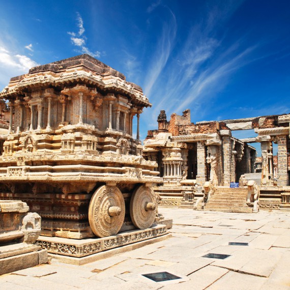 V Hampi si projdeme ruiny hinduistického království