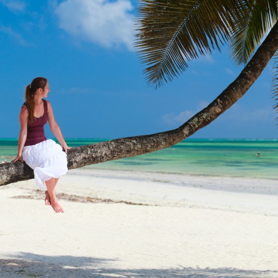 Krásné pláže v Keni