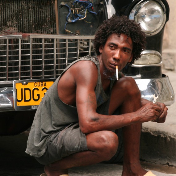 Kubánci hodně pracují na svých autech