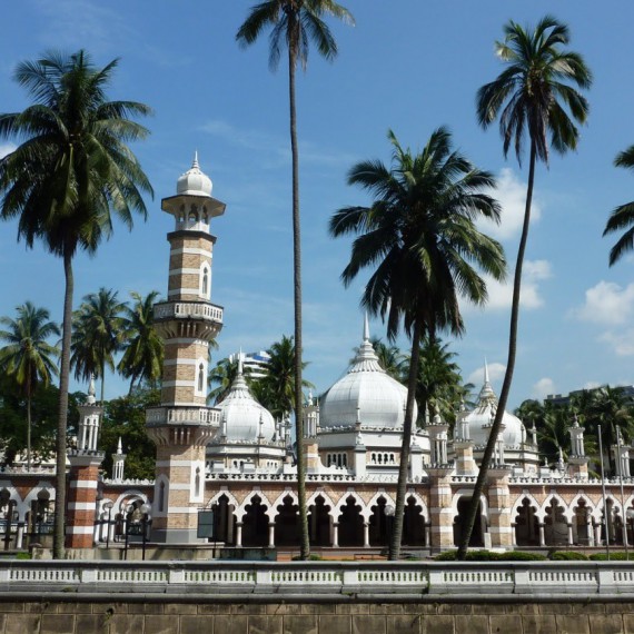 Mešita Jama Masjid v Kuala Lumpru