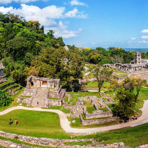 Palenque v Chiapas, nejchudším státě Mexika