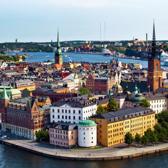 Výhled na Stockholm 