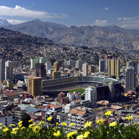 La Paz - hlavní město Bolívie 