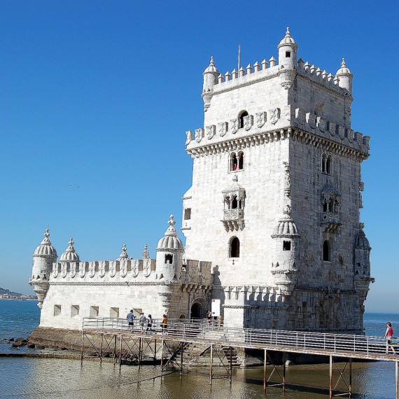 Věž Belém je místem, odkud vyplouvali mořeplavci do širého světa 