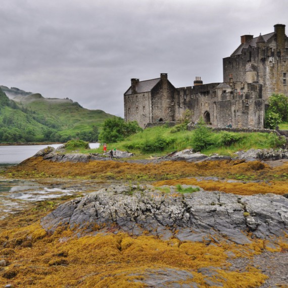 Jeden z nejkrásnějších skotských hradů - Eilean Donan