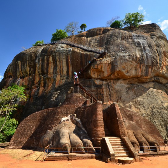 Sigiriya – opevněný palác krále Kasayapu