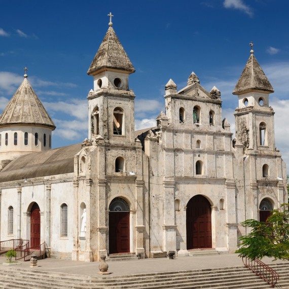 Návštěva katedrály v Guatemale 