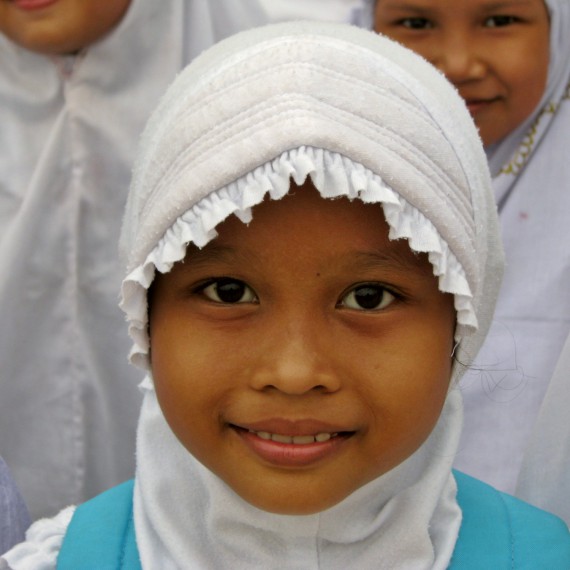 Muslimská školačka