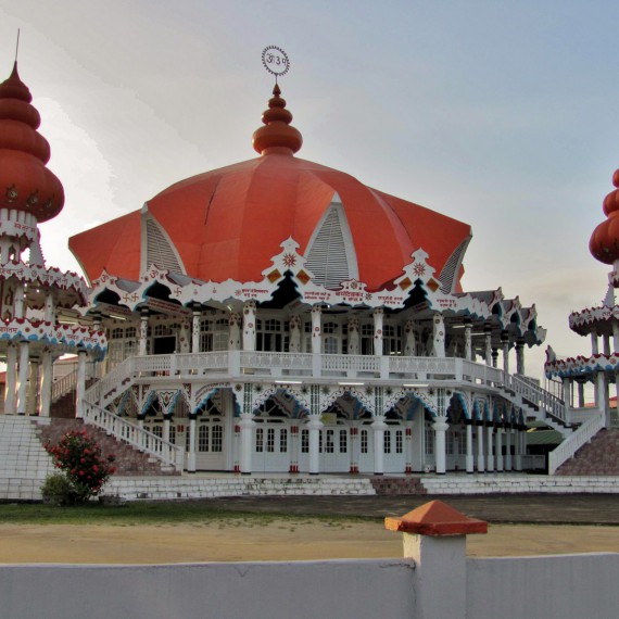 Dřevěné Paramaribo - hinduistický chrám