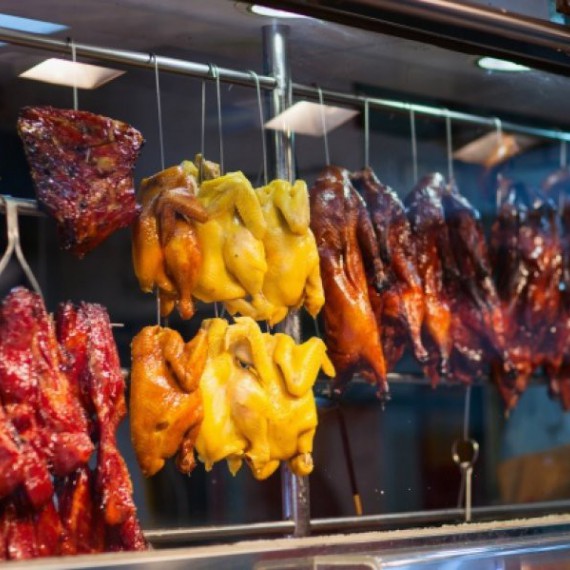 Pečené kachny jsou místní specialitou