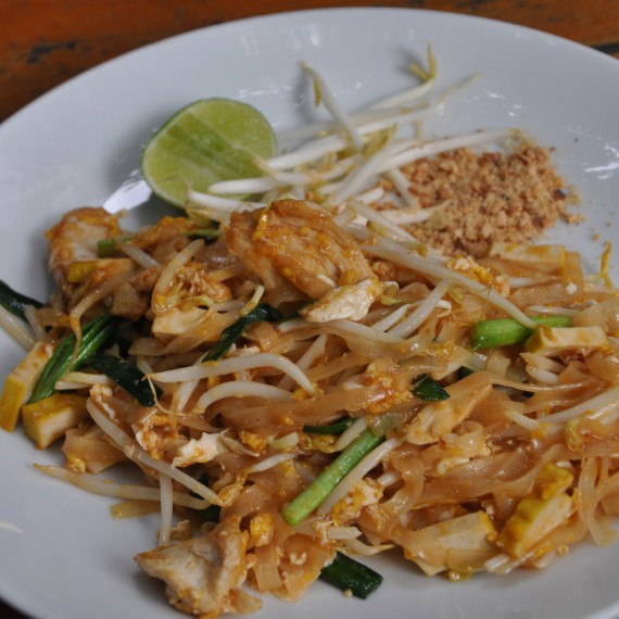 Pad Thai - nejběžnější thajské jídlo 