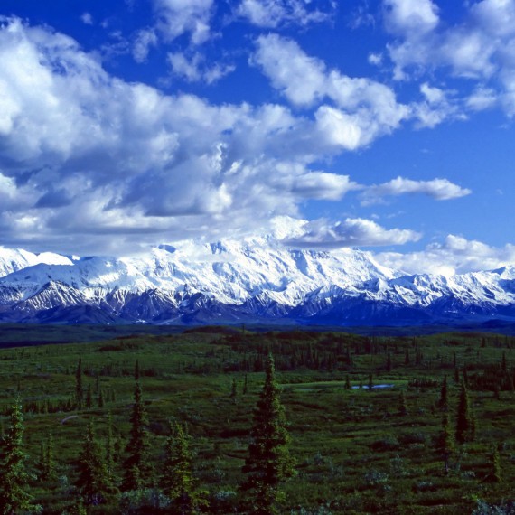 Masiv Denali je dominantou aljašské přírody