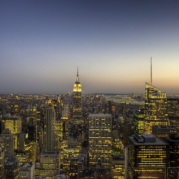 Noční výhledy na NYC