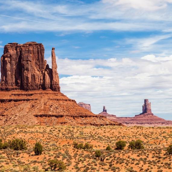 Monument Valley - místo chronicky známé z reklamy na cigarety