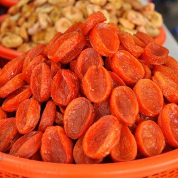 Samarkandské sušené meruňky jsou pýchou Hedvábné cesty