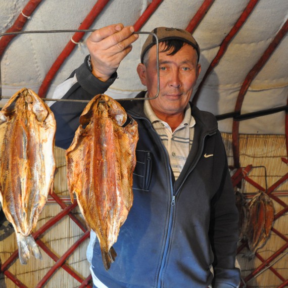 Zážitek v podobě setkání s místními v jejich jurtě